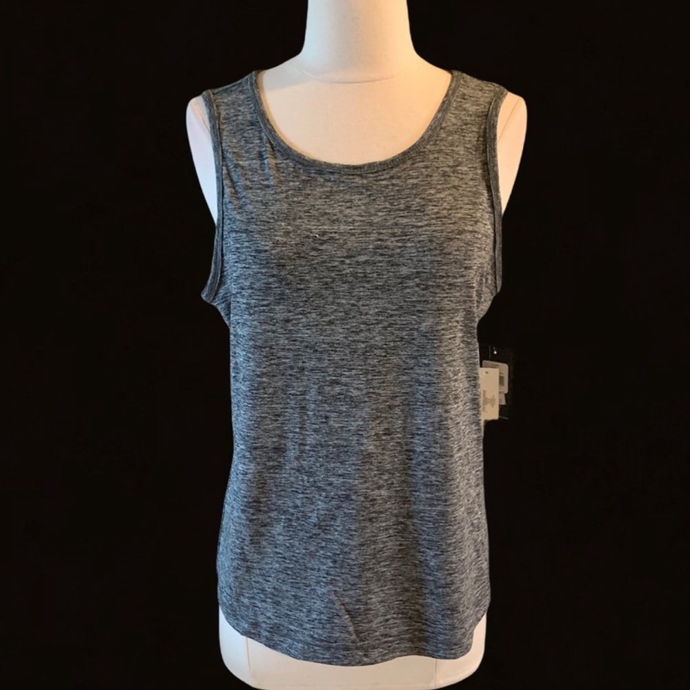 Activ8 Performance Women’s Sleeveless Wicking Scrunch Tank Size M (8-10) Black